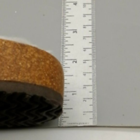 Maurices Womens Wedge Heel Slide Slipper Faux Fur Cushioned Beige White No Size - Picture 7 of 8